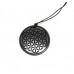 Pendant with engraving "Flower of life" Of Mineral Shungite 50mm